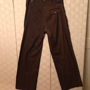 Cache Brown Flare Leg Parachute Pants